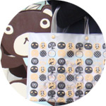 Vinyl Bag Panda Dot