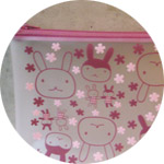 Vinyl Bag Usagi Flower