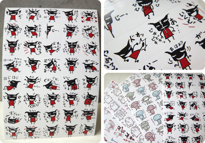 ひとことシール わるもの アランジネットオンラインショップ