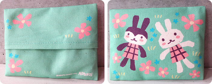 ティッシュケース うさぎカクカク アランジネットオンラインショップ