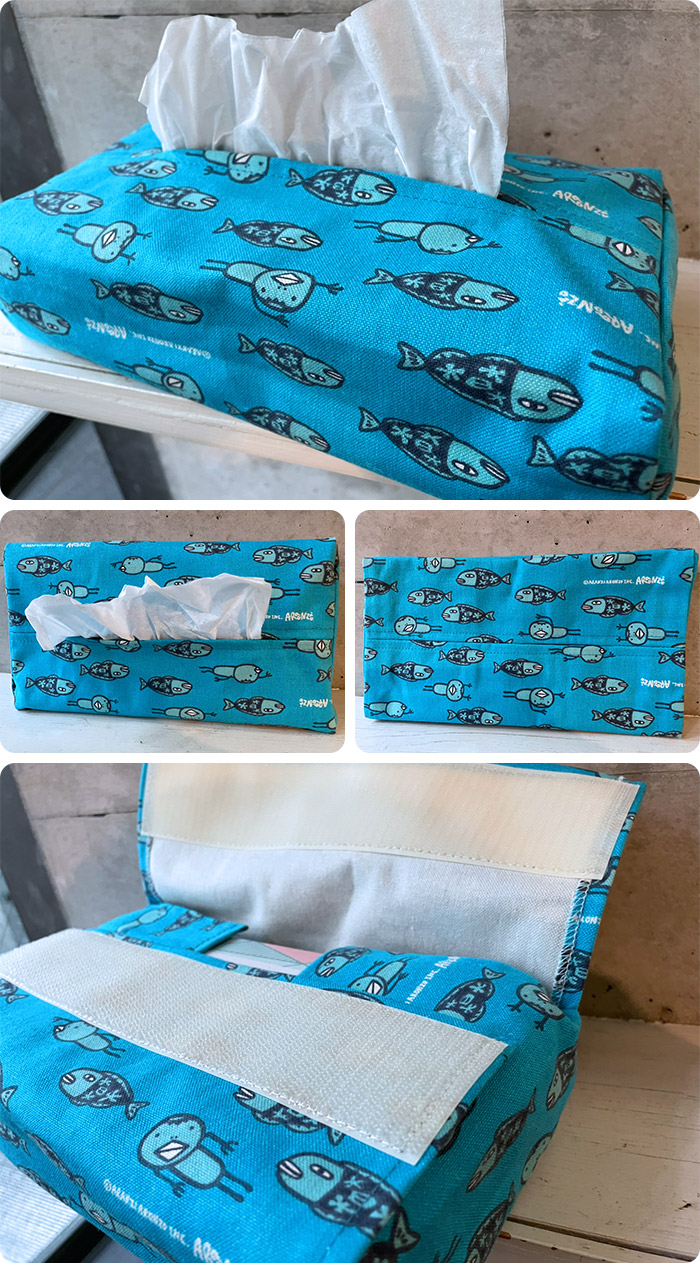 Canvas Tissue Box Cover